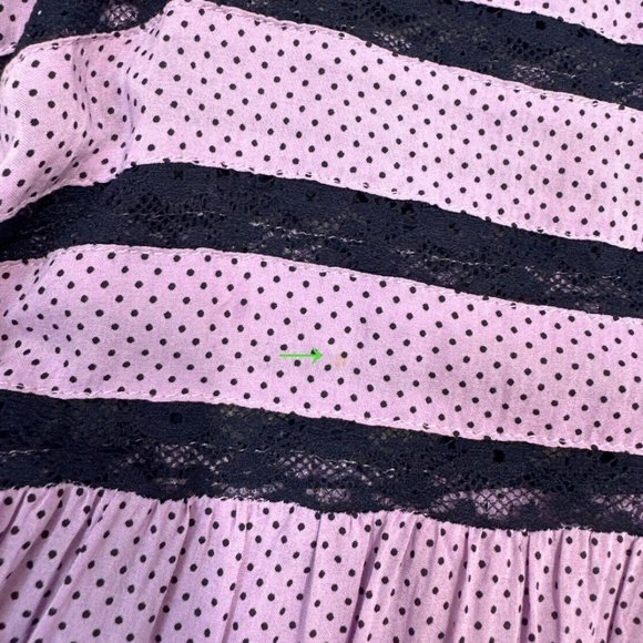 Free People Intimately Voile and Lace Trapeze Slip Dress in Purple Size XS - Picture 5 of 6
